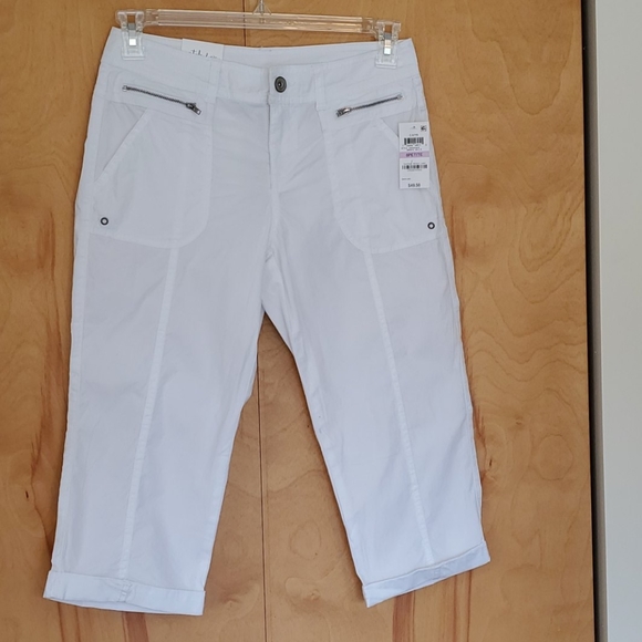 Style & Co White Capri pants Size 6P - Picture 1 of 5
